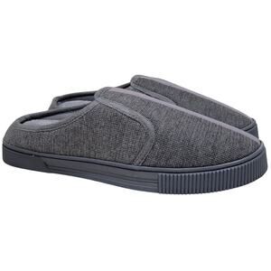 Isotoner Men Kai Memory Foam Clog Slippers Size US L 9.5-10.5 Great Heather